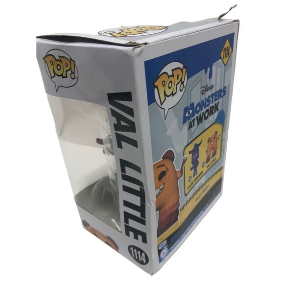 Funko Pop Disney Monsters at work Val Little 1114 vinyl‎ figure new box damage - Picture 11 of 14